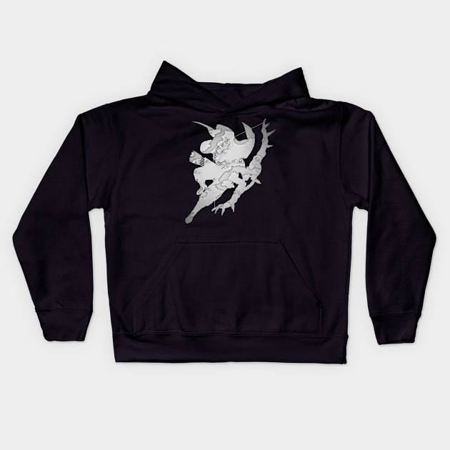 Claude: King of Unification Kids Hoodie by Raven's Secret Shop